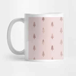 Rose gold - forest of trees Mug